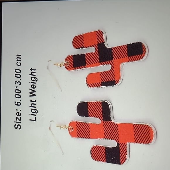 Cactus Earrings B2A - Picture 3 of 3